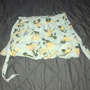 Justice flower design shorts